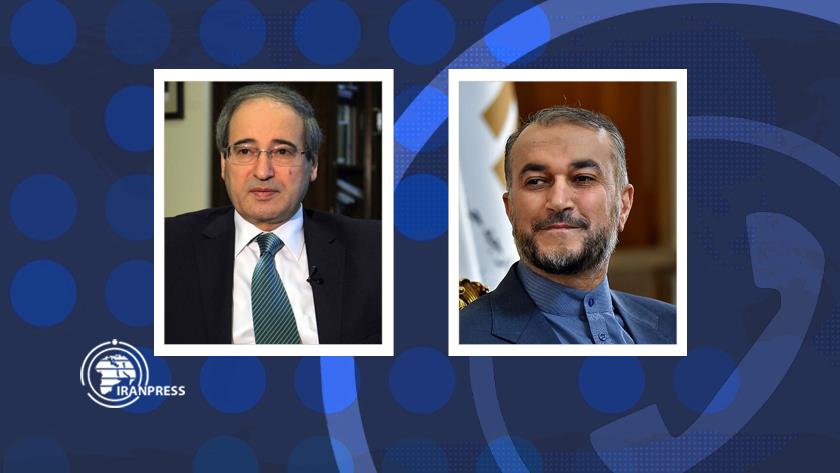 Iranpress: Iran, Syria FMs stress strengthening of ties 