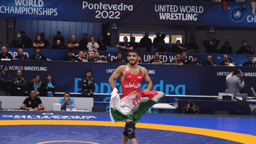 Iranpress: Iran wins 2nd gold at World Freestyle Championship