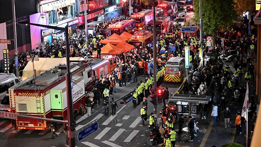Iranpress: Death toll rise in Seoul Halloween stampede