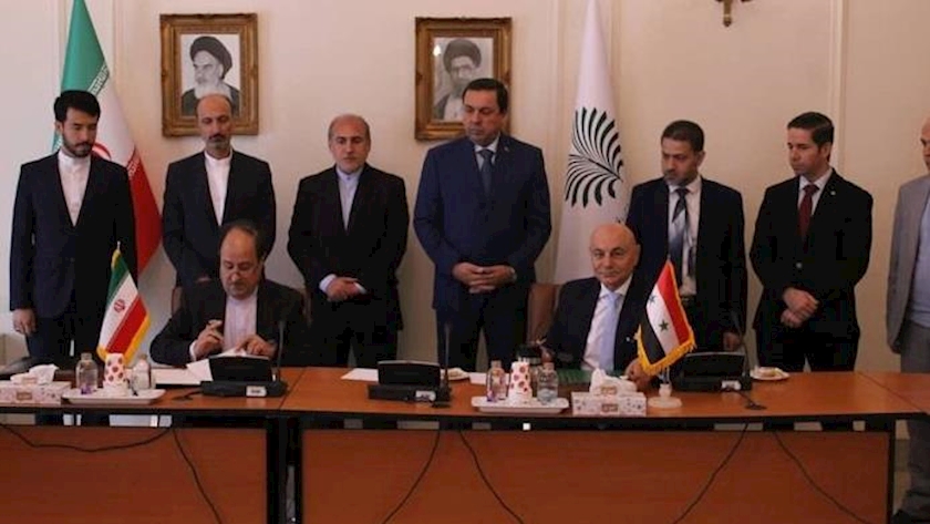Iranpress: Iran, Syria sign MoU on cooperation in diplomatic fields