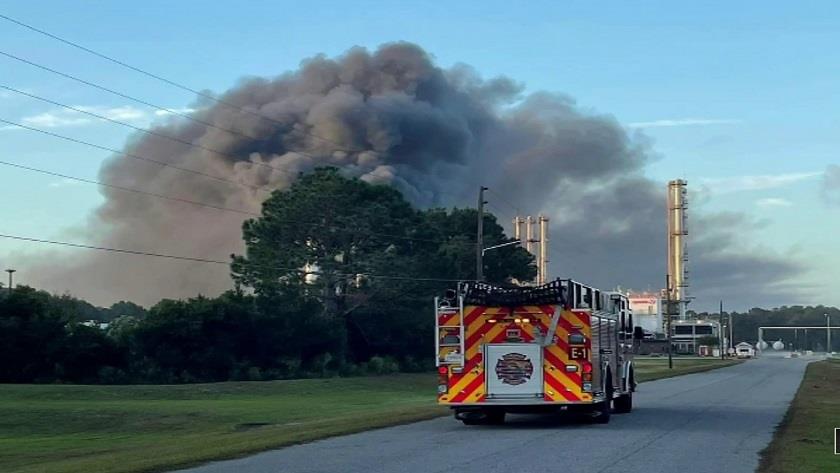 Iranpress: Fire, explosion engulf a chemical plant in Georgia, USA