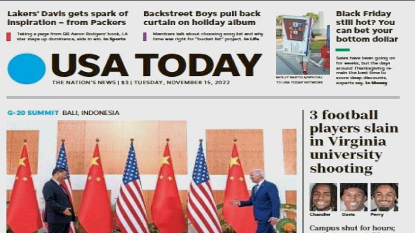 Iranpress: World Newspapers: Biden, Xi try friedlier tone as tensions rise 