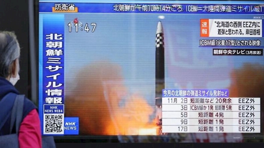 Iranpress: North Korea fires ballistic missile which lands near Japan
