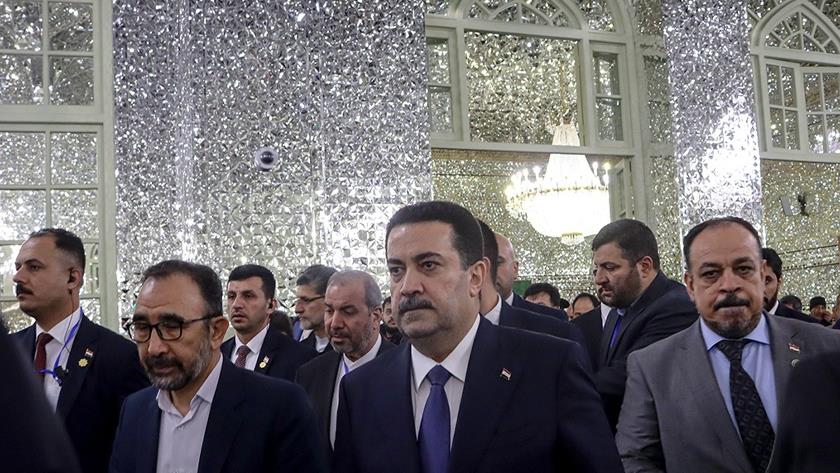 Iraqi PM visits holy city of Mashhad in Iran