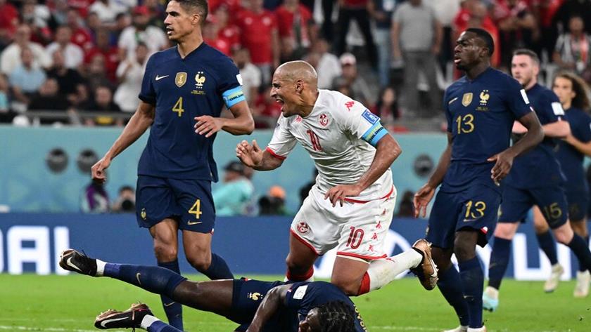 Iranpress: Tunisia beats France 1-0 at World Cup 