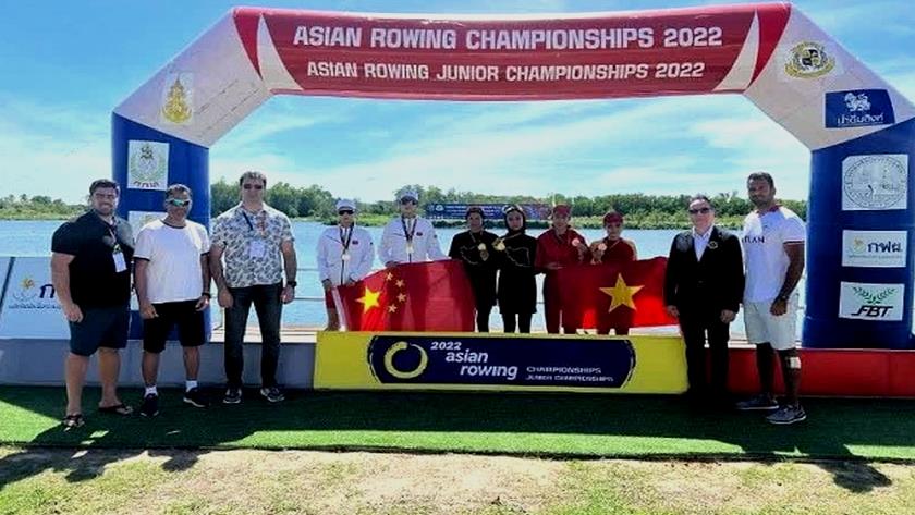 Iranpress: Iranian rowers bag gold, bronze medals in Asian C