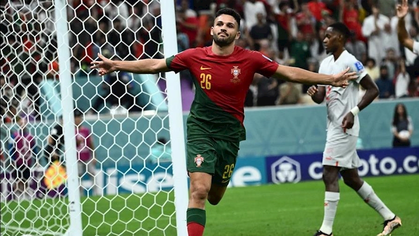 Iranpress: Portugal beat Switzerland 6-1 with Ramos scores hat-trick