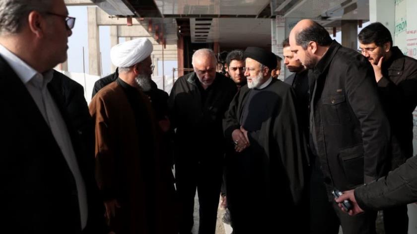 Iranpress: President Raisi arrives in Robat Karim county  SW Tehran