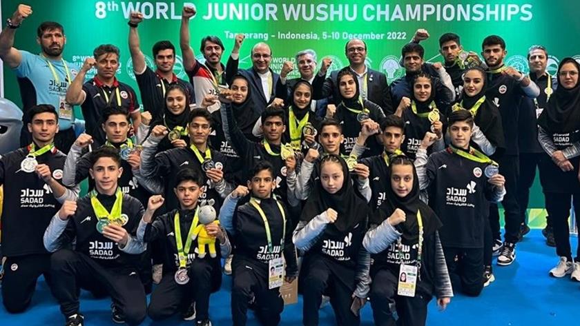 Iranpress: Iran crowned champion at 8th World Junior Wushu Championships