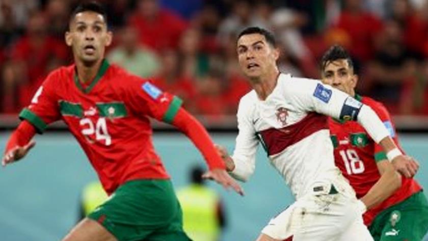 Iranpress: Morocco defeats Portugal, made history by advancing to semi-final 