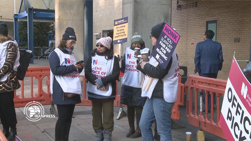 Iranpress: British nurses launch historic strike