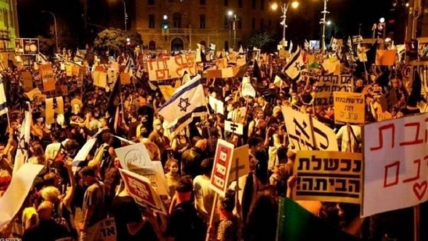 Iranpress: Protests against Netanyahu erupts before formation of cabinet