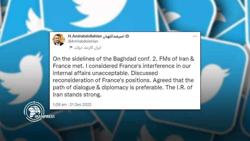 Iranpress: FM criticises France