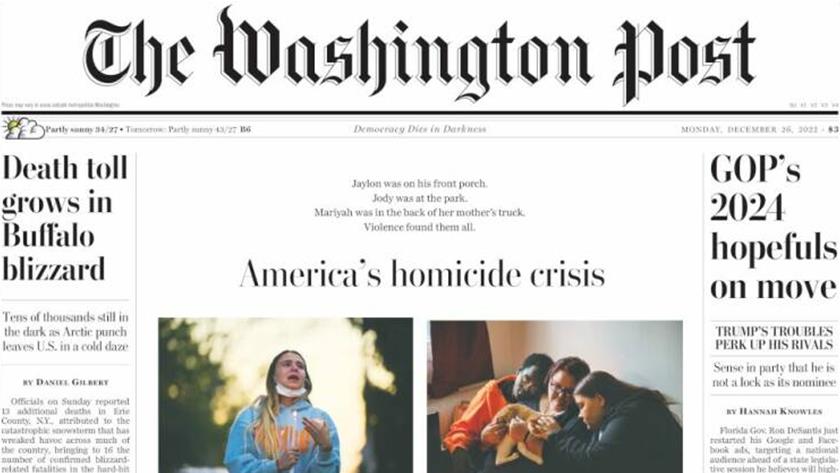 Iranpress: World Newspapers: America homicide crisis