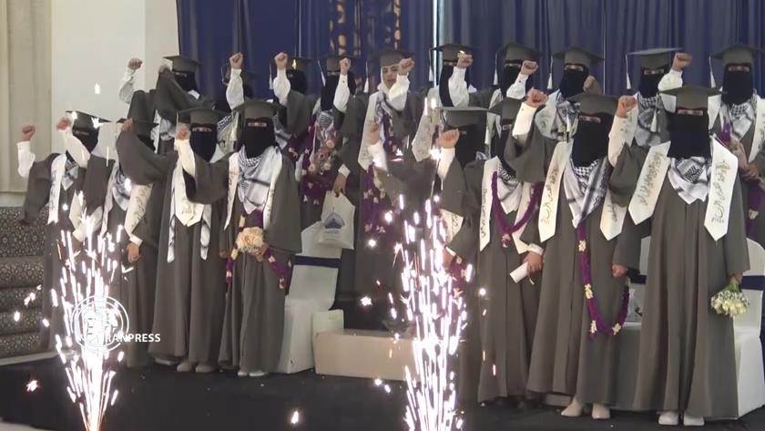 Iranpress: Yemeni students honor Resistance martyrs: Al-Quds nearing