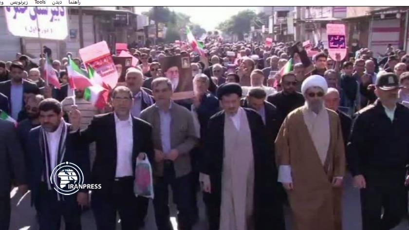 Iranpress: Rallies underway across Iran to commemorate Dey 9th