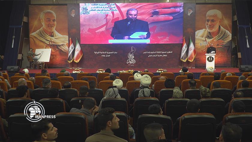 Iranpress: 3rd martyrdom anniversary of Lt Gen Soleimani commemorated in Baghdad