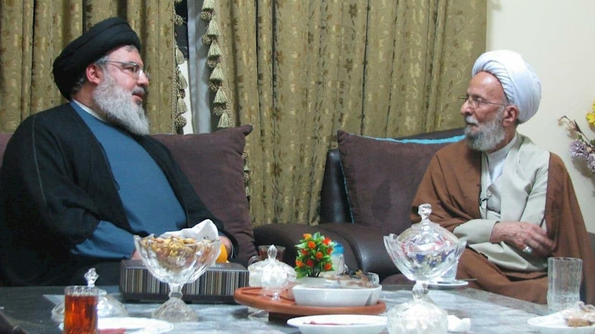 Iranpress: Allameh Mesbah; great supporter of Hezbollah: Nasrallah