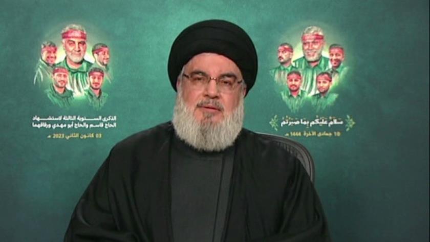 Iranpress: Nasrallah: US assassinated Gen. Soleimani, Abu Mahdi to maintain hegemony in region