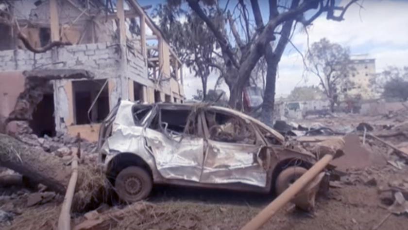 Iranpress: At least 19 killed in twin bombings in central Somalia