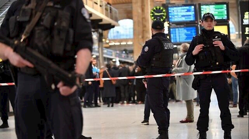 Iranpress: 6 injured in Paris station criminal knife attack; attacker shot, arrested