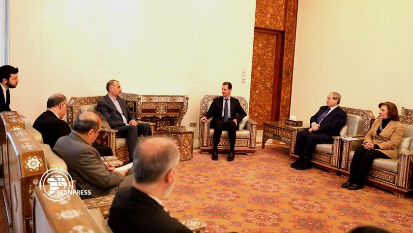 Iranpress: Amir-Abdollahian meets Bashar al-Assad