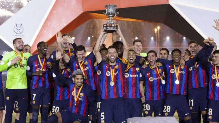 Iranpress: Barcelona beat Real Madrid in Super Cup