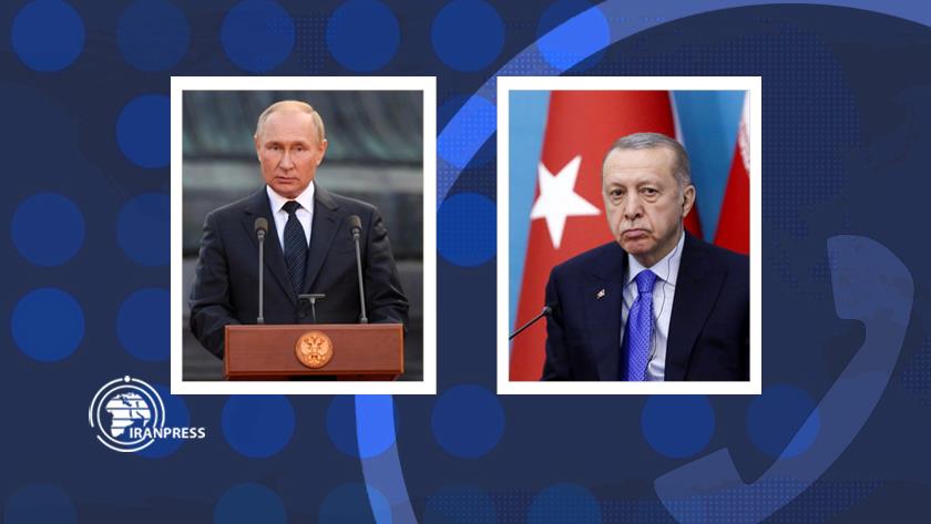 Iranpress: Putin, Erdogan discuss Ukraine, grain, gas via phone 