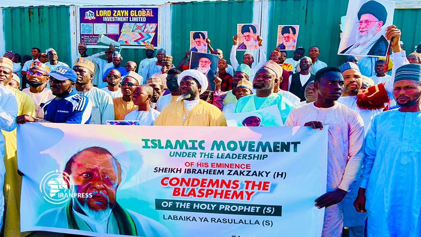 Iranpress: Nigerians protest French blasphemy