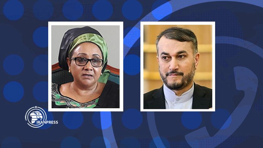 Iranpress: Iran, Tanzania FMs confer on expansion of relations on phone