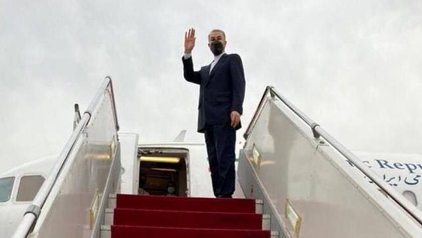 Iranpress: Amir-Abdollahian leaves Havana for Tehran