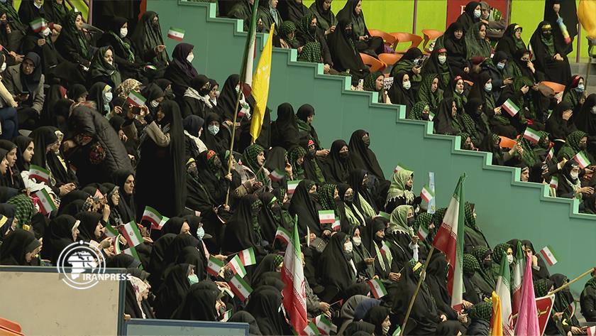 Iranpress: Iranian Basij forces show solidarity in face of EU parliament resolution 