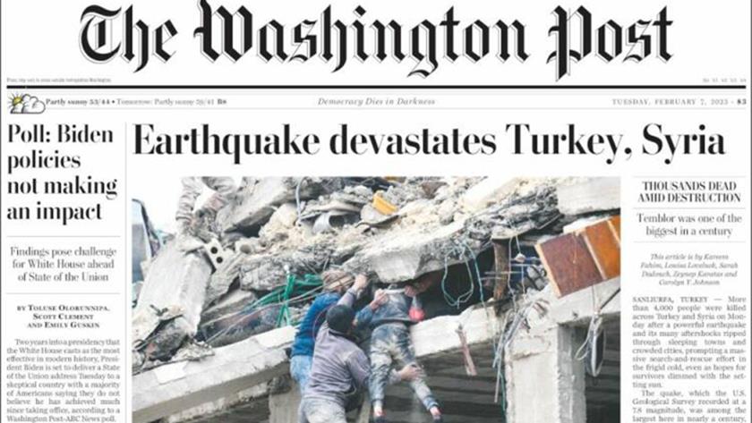 Iranpress: World Newspapers: Earthquake devastates Turkiye, Syria