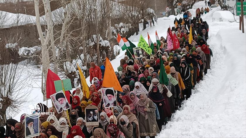 Iranpress: 22 Bahman rally held in Kargil, India