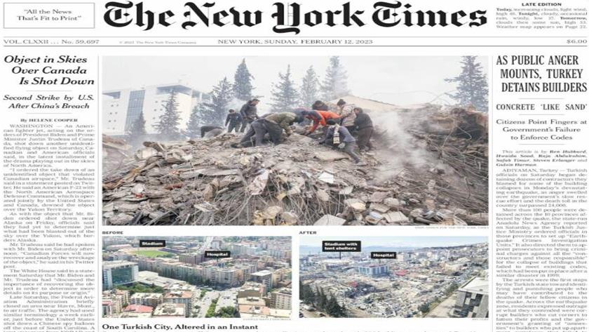 Iranpress: World Newspapers: As public anger mounts, Turkiye detains builders