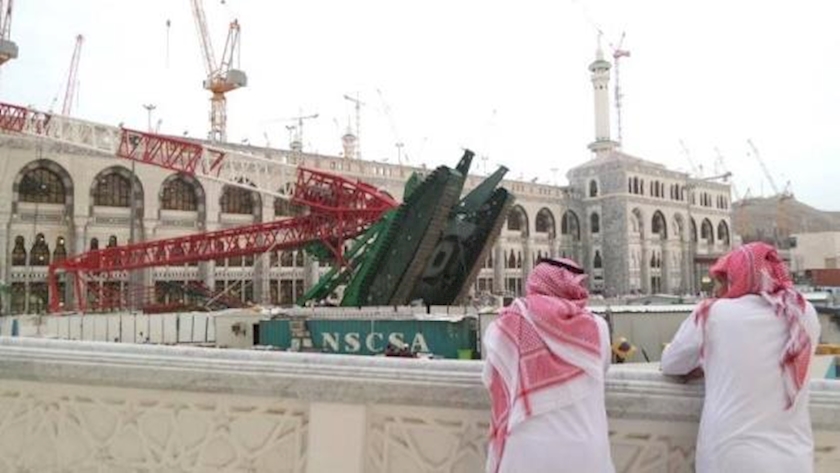Iranpress: Saudi court slaps SR20m fine in 2015 crane crash case