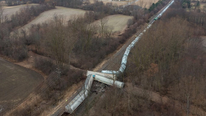 Iranpress: Train carrying hazardous materials derails outside Detroit