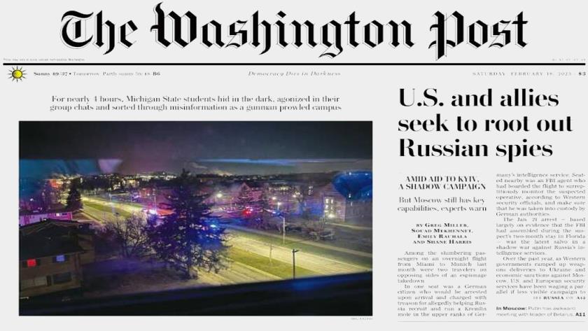 Iranpress: World Newspapers: US and allies seek to root out Russian spies