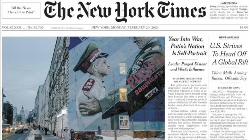 Iranpress: World Newspapers: Year Into War, Putin’s Nation Is Self-Portrait