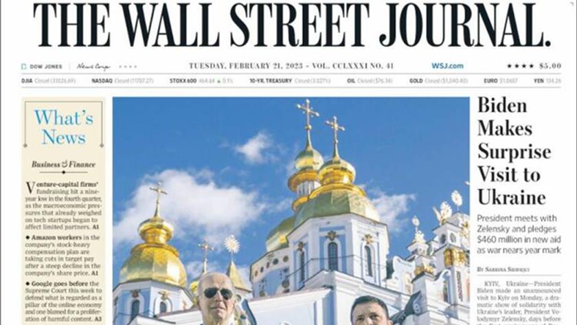 Iranpress: World newspapers: Biden makes surprise visit to Ukraine