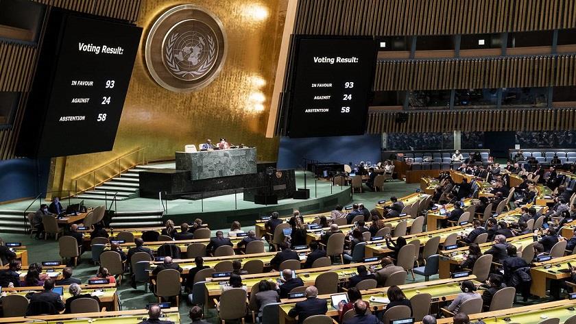 Iranpress: UN General Assembly adopts anti-Russian resolution on Ukraine