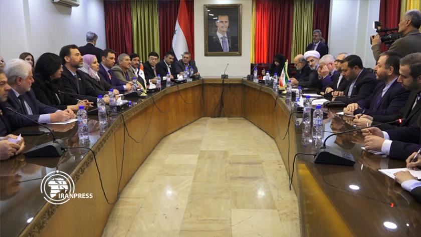 Iranpress: Consultations of the Iranian parliamentary delegation in Damascus 