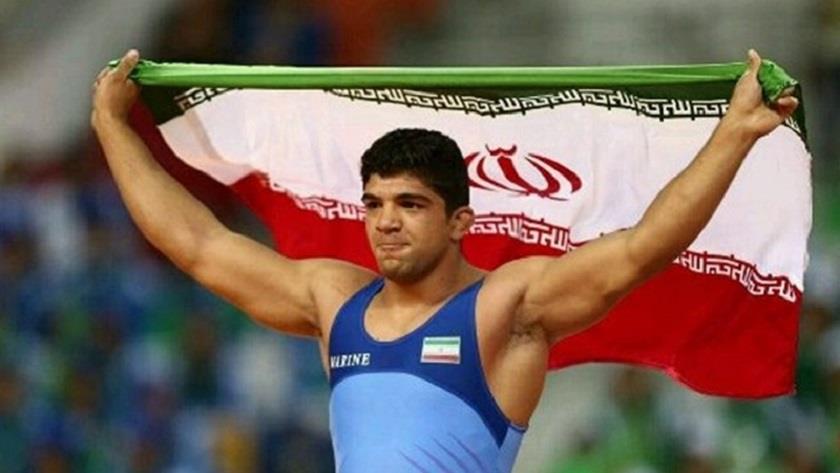 Iranpress: Iranian wrestler bags gold  medal in Bulgaria competitions 