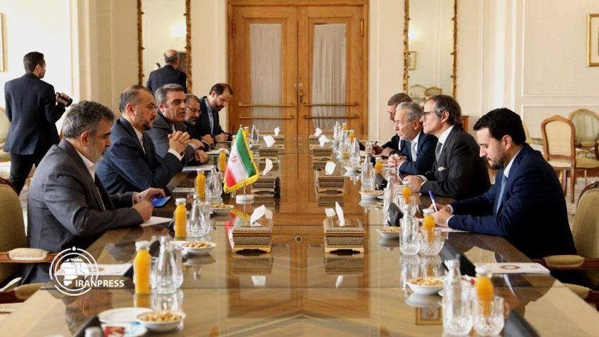 Iranpress: IAEA Head, Iranian FM discuss settlement of safeguard issues