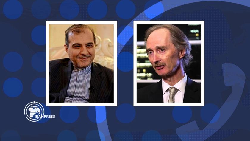 Iranpress: Senior advisor to Iran FM discusses Syria with UN envoy