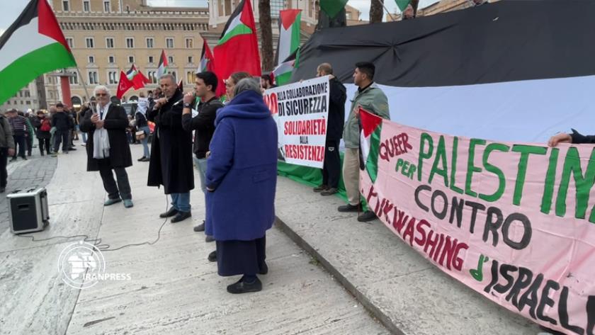 Iranpress: Protest against Netanyahu in Italy