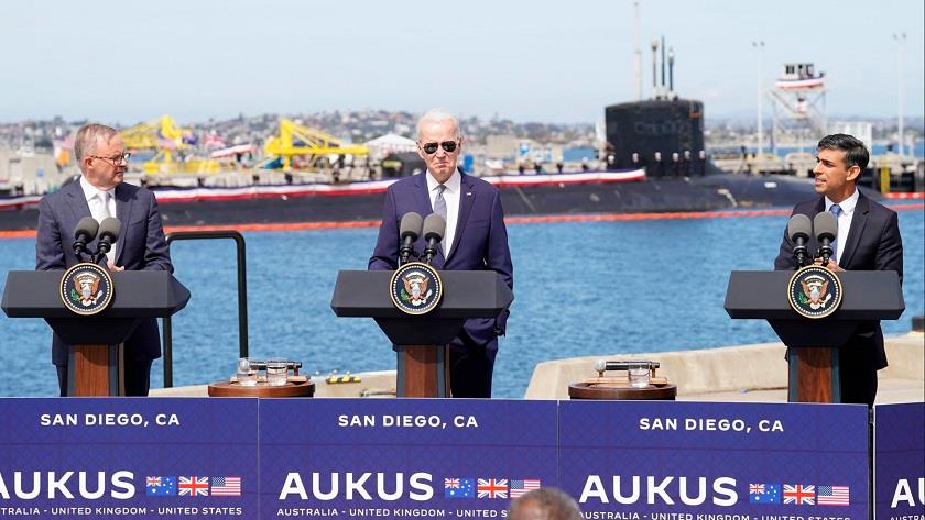 Iranpress: US, UK and Australia unveil nuclear submarine deal