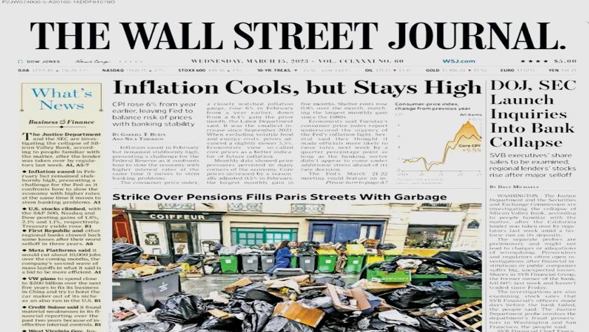 Iranpress: World Newspapers: US inflation hits 6% rate 