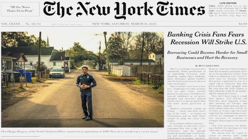 Iranpress: World Newspapers: Banking crisis fans fears recession will strike US