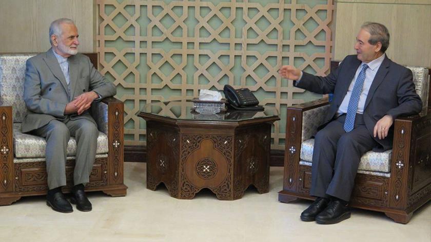 Iranpress: Mekdad, Kharrazi discuss latest regional developments, ties